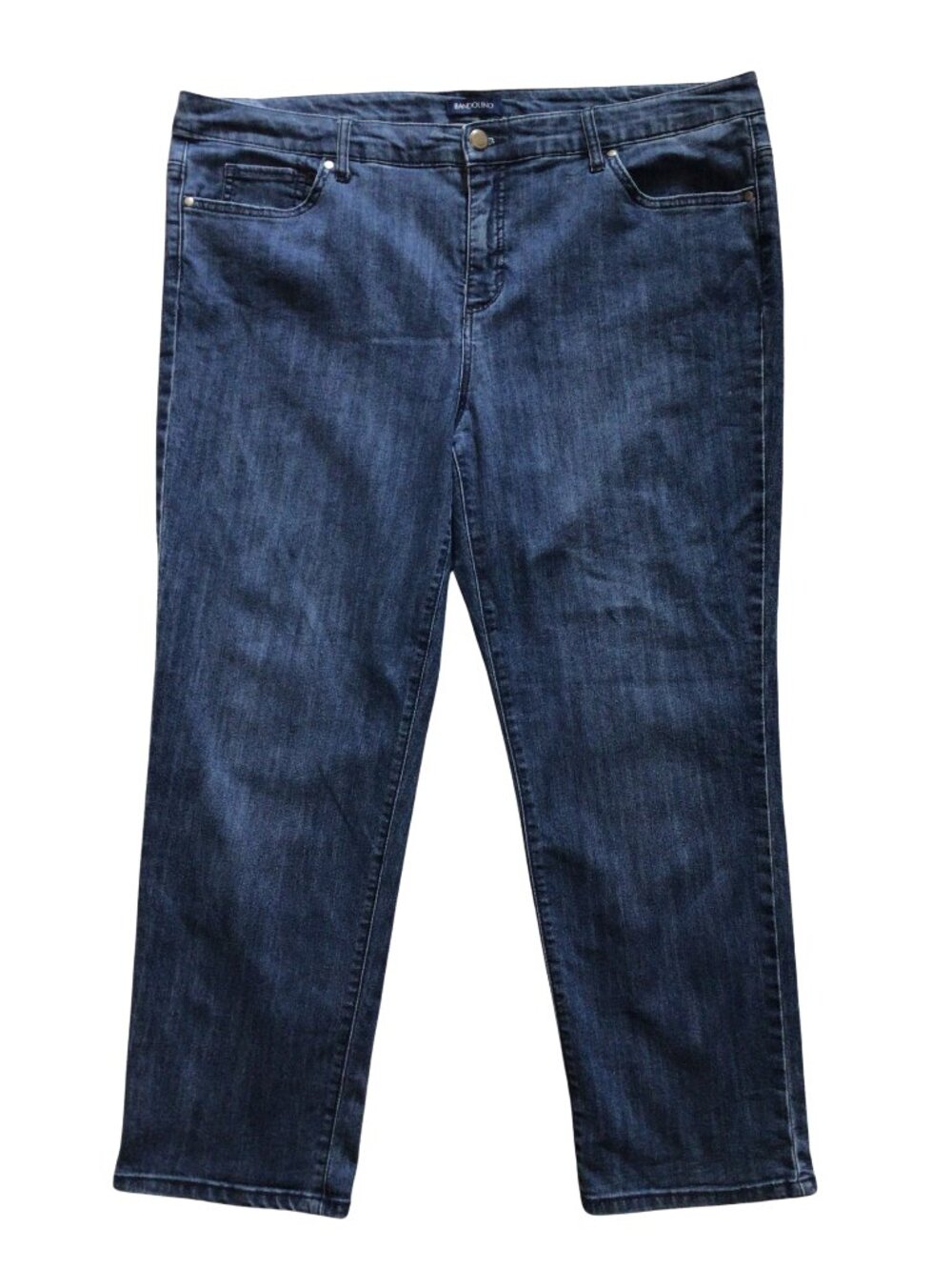 Bandolino Jeans Women's 20 W S Blue Mandie Straight Leg Denim 20WS 20 WS Short